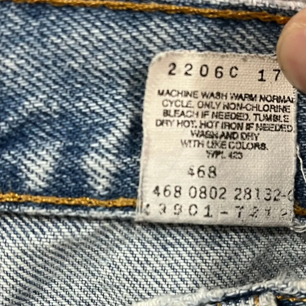Vintage Levis 468 Relaxed Straight Leg Jeans Mens 32x33*‎ 90s